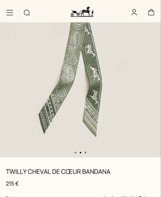 1 Bottle Of Hermes Twilly Cheval De Coeur With Paper Tag
