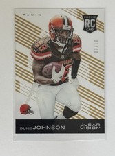 2015 Panini Clear VisionFootball - Rookie Card SN 07/10 Duke Johnson. rookie card picture