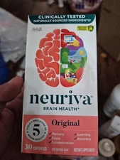 Neuriva Brain Health Original 5 Fuel for Memory Focus Concentration 30 Tab 07/26