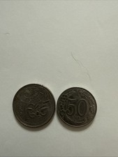 Moneta Da 50 Lire E Da 100 Lire