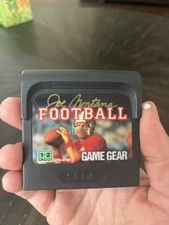 Sega Game Gear Game Only Joe Montana Football 