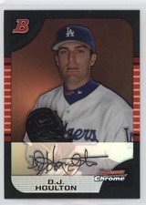 2005 Bowman Draft Chrome Refractor DJ Houlton #BDP25 0c4