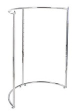 SSWBasics Half Round Clothing Rack - Chrome (44”W x 52"-72”H)