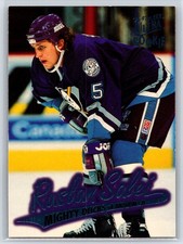 1996-97 Fleer Ultra Ruslan Salei Rookie Anaheim Mighty Ducks RC #5