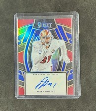 2023 Panini Select - Select Signatures Arik Armstead #SELS-AAR Blue Prizm /99...