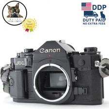All works  Near MINT Canon A-1 35mm SLR Black Film Camera Body From JAPAN