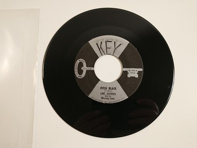 7'' Single Linc Jeffries With The Missing Links Pitch Black UK 7'' Rockabilly RI