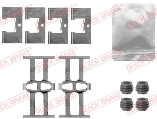 ZubehöRkit, Scheibenbremsbelag Quick Brake 109-1863 FüR Honda-image