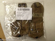 US Military Issue MOLLE II Coyote GRENADE POUCH "Frag" Brand New TWO(2) Pack