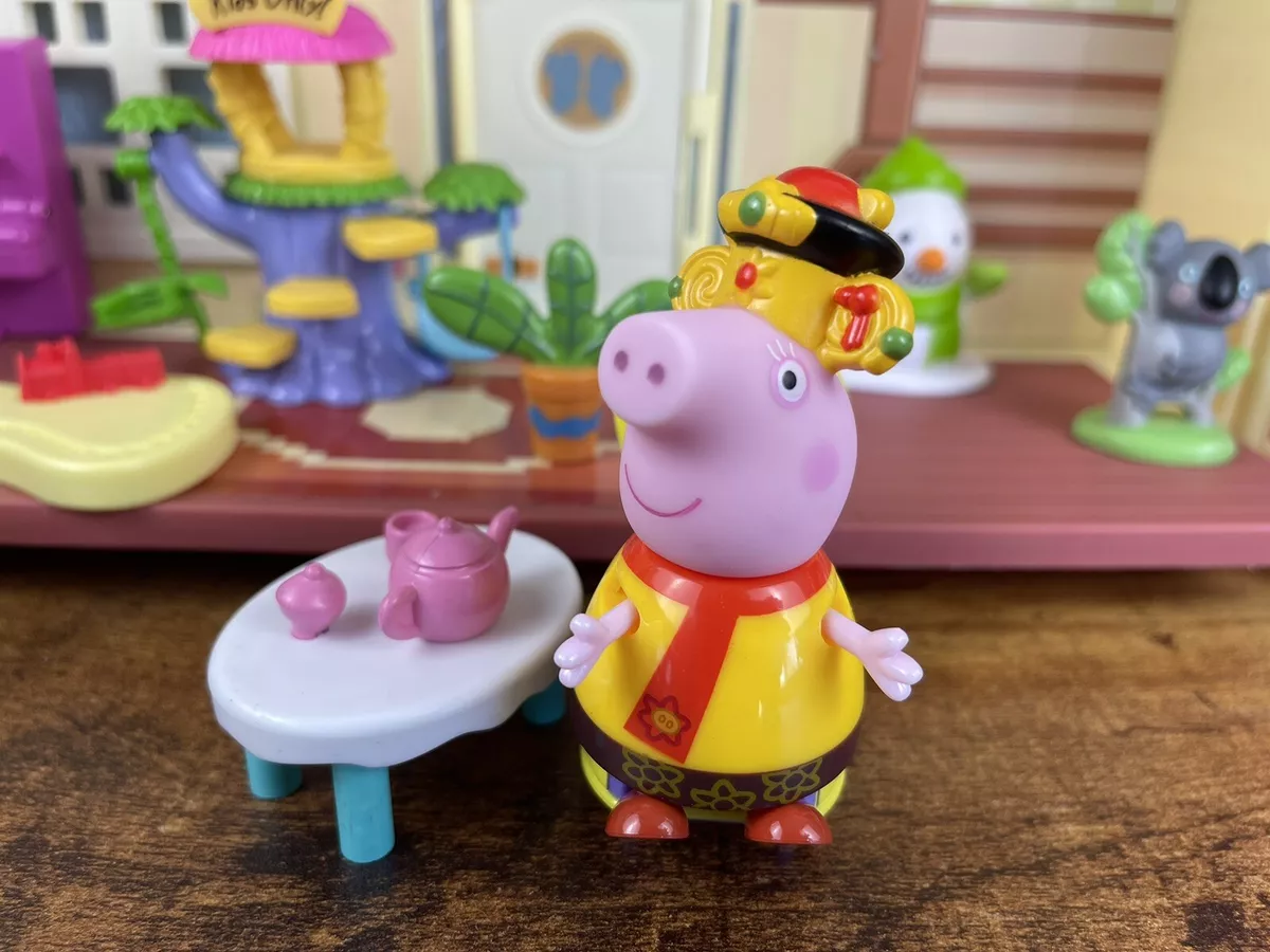 Granny deals pig figure