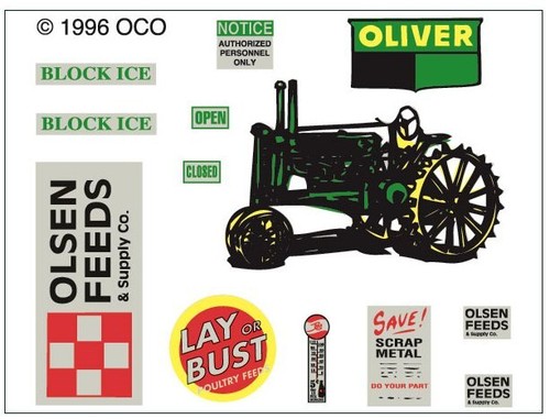 N Scale - Olsen Feed & Larsen's Implement - :"Building Kit" - DPM-66100 - Picture 3 of 9