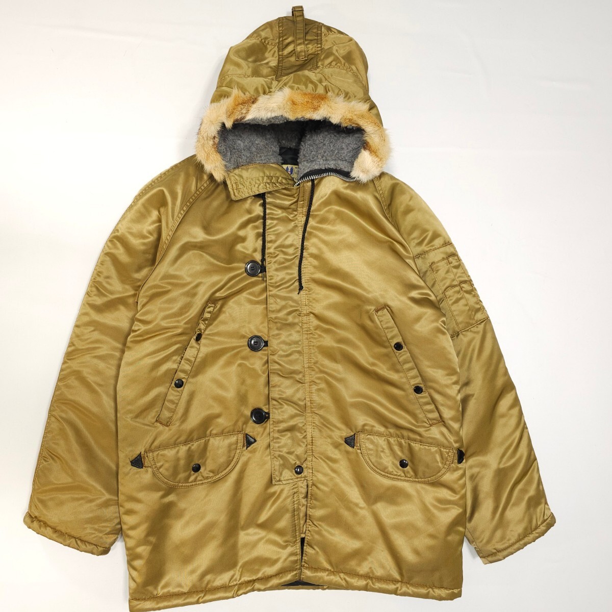 U.S.A. Corinth N 3B Flight Jacket M Military Jacket N3B Mod Coat Vintage Milit