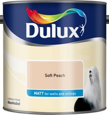 Dulux Matt Interior Walls & Ceilings Emulsion Paint 2.5L - Soft Peach