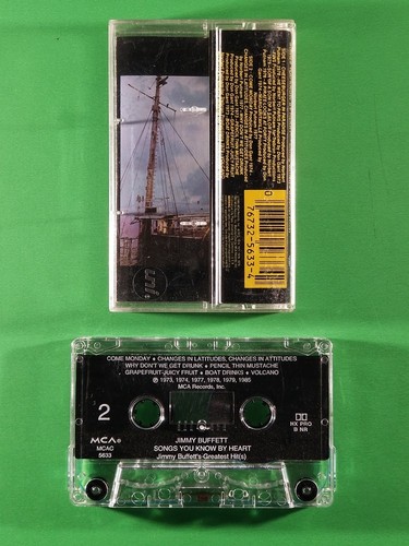 Jimmy Buffett - Songs You Know By Heart (1985, Cassette) - Picture 2 of 2