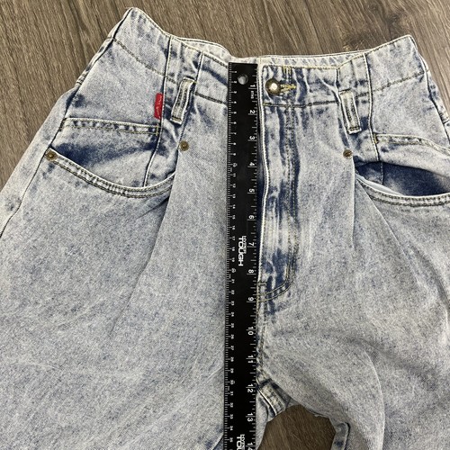 Vintage Bugle Boy Special Forces Acid Wash Jeans Size 9 Blue - Picture 3 of 9