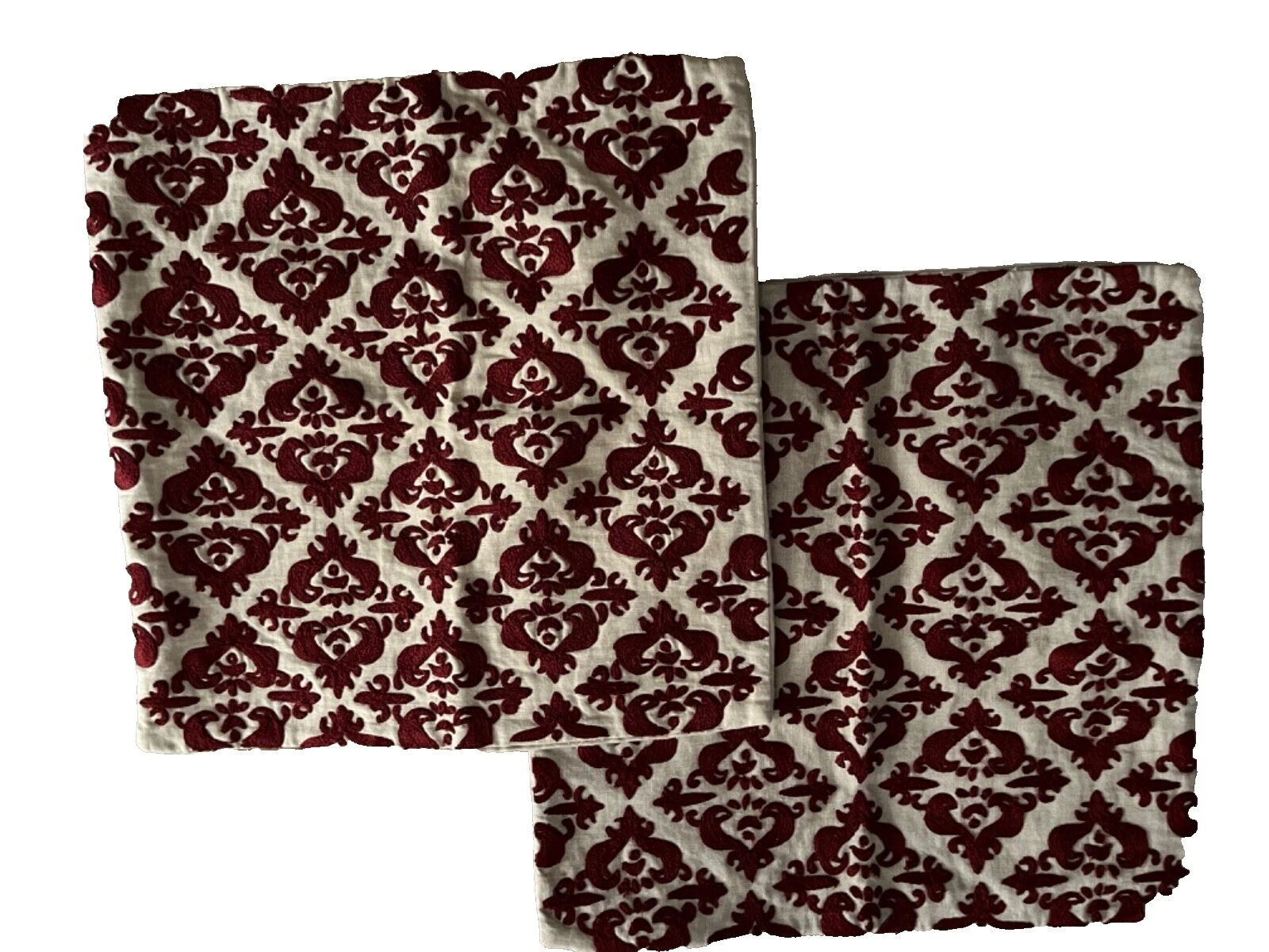 Pottery Barn Cotton Blend Geometric Home Décor Pillows