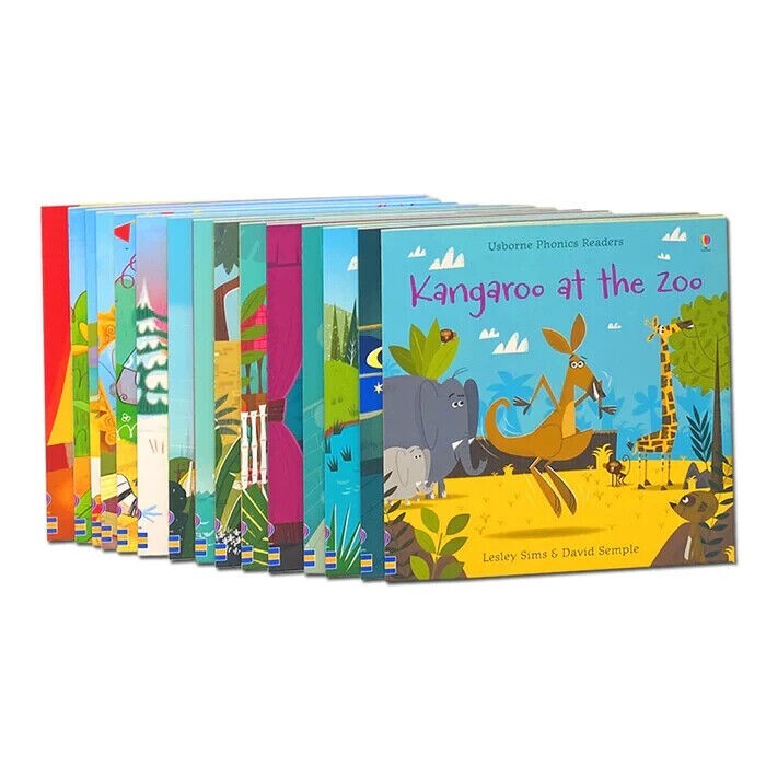 Usborne My First Phonics Reading Library 15 Books Collection Set Phonics Readers