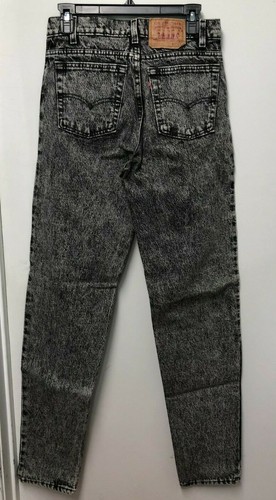 Black Acid wash Jeans 550-0550 