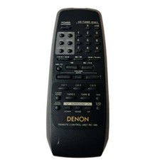 Denon RC-199 Genuine CD Tuner Remote Control Tested Works NO BACK