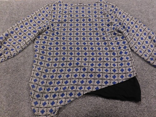 AB Studio Womens Blouse Extra Large Blue pullover stretch top - Picture 9 of 13