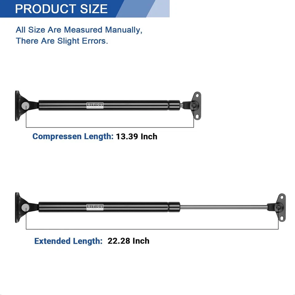 Rear Hatch Shocks Struts Lift Supports for 1999 2000 2001 2002 2003 Lexus RX300 Foto 2 de 4