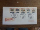 AUSTRALIA 1990 BOOMTIME SET/STRIP 5 STAMPS FDC- PARRAMATTA CRADLE CITY