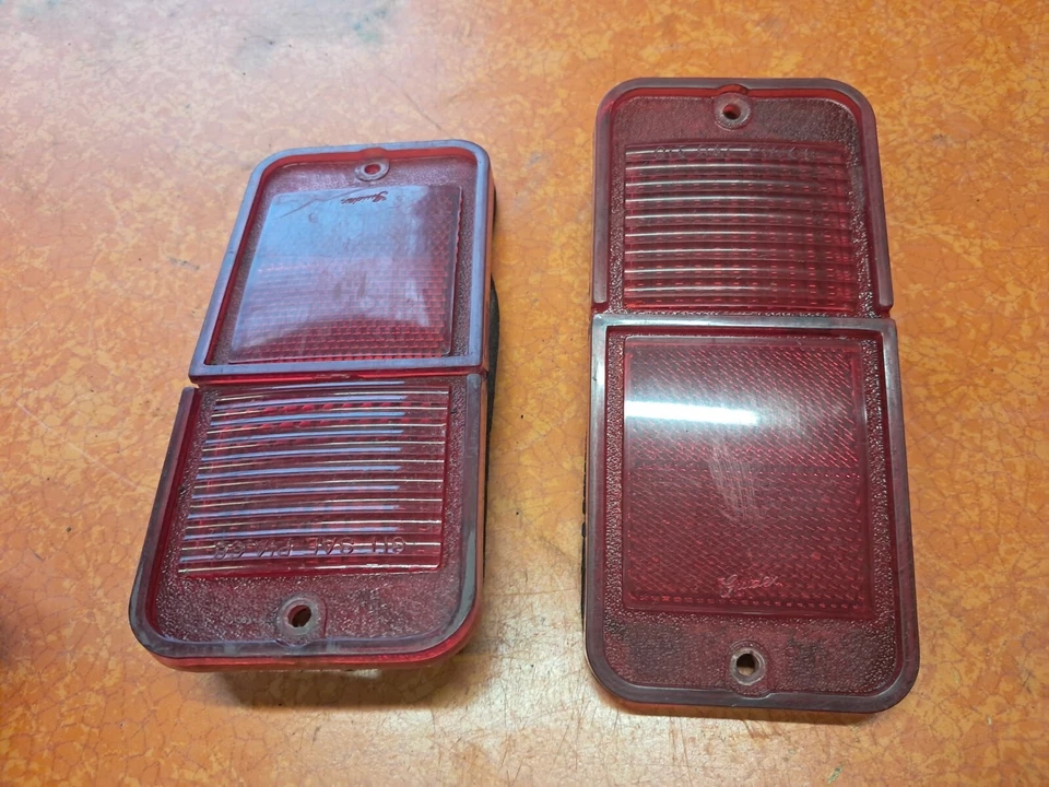 Par de luces marcadoras laterales traseras Chevrolet GMC 1968-1984 G10 G20 G30 camioneta Foto 4 de 4