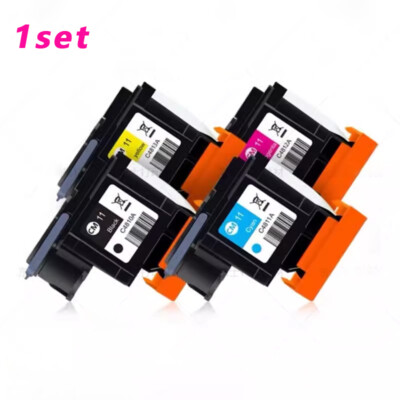 C4810A C4811A C4812A C4813A pour tête d'impression HP 11, Remplacement de tête d'impression Lisse aux Couleurs Vives, résolution Claire, 4 pièces pour Designjet,Y