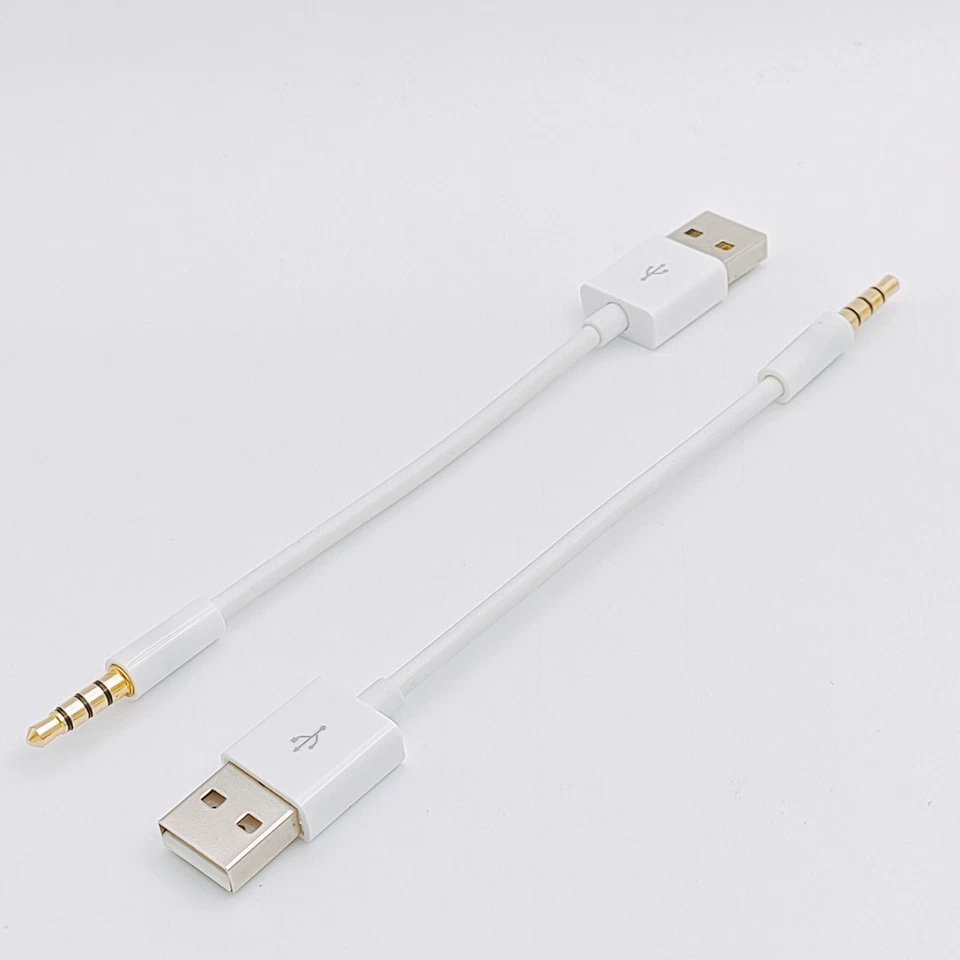 2PACK USB Charger Data Sync Cable lead for 3rd 4th 5th 6th 7th Gen iPod shuffle - Image 2 of 4