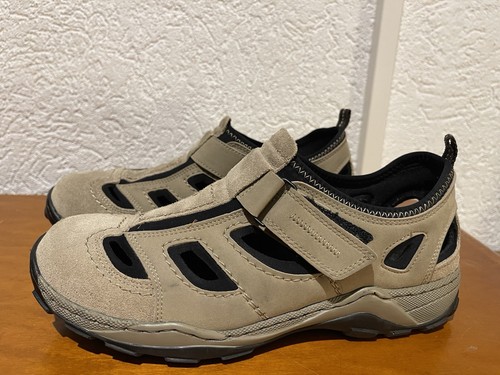 Slipper Rieker Antistress Sandalen Klettverschluss Echtleder Gr. 41
