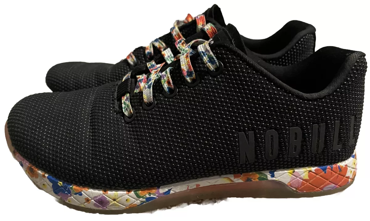 Nobull black shop daisy trainers