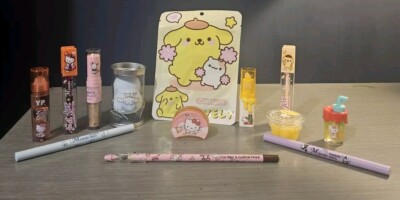 Sanrio Familie gemischtes großes Konvolut Make-up Hello Kitty Pompurin Pochacco...