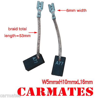 Carbon Brushes For Bosch Grinder 6mm Connector Gws 6 125 5 Inch