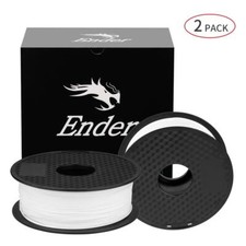 2KG White Color Ender 3D PLA Printer Filament 1.75mm 1kg/Roll 2.2lb Spool