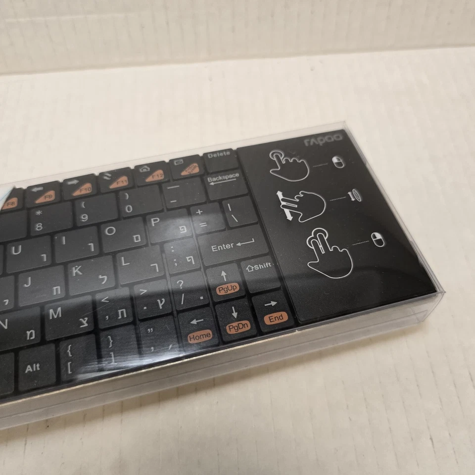 RAPOO E2700 Ultra Thin 2.4G Wireless Multi-Media Touchpad Keyboard Portable - Image 2 of 4
