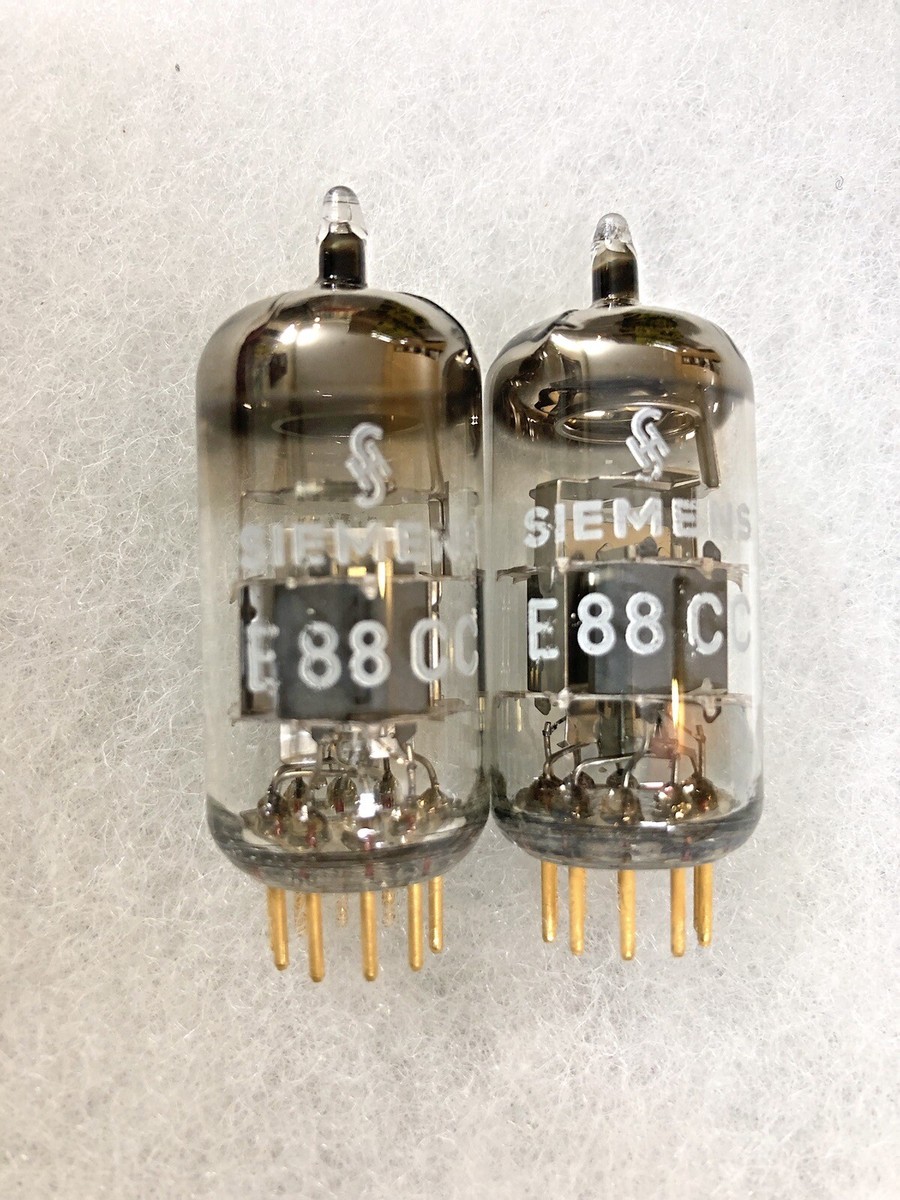 Siemens E88CC Silver Shields 真空管 2個セット Siemens E88CC Silver Shields 真空管 2個セット Siemens E88CC