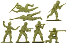 Airfix WWII American Infantry - 14 figures - 1990s production mint dealer stock