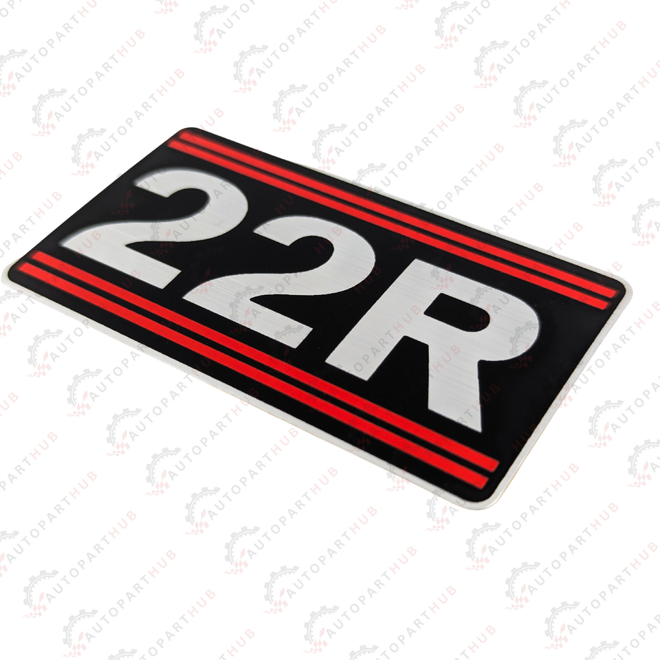 Genuine OEM Toyota Engine Nameplate Sticker 22R Supra Truck 4Runner ...