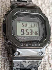 Casio G-SHOCK GMWB5000EH-1 Men's Black Full Metal Watch for sale