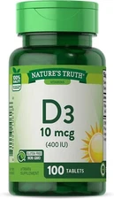SM Nature's Truth Vitamin D3 400 IU - 100ct