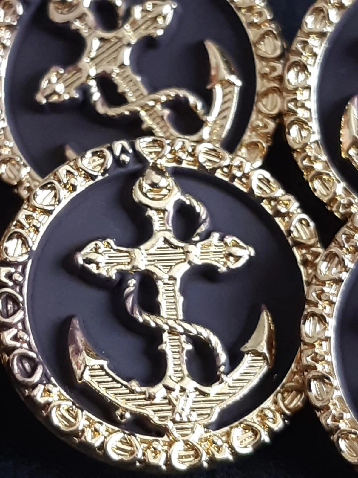 LOUIS VUITTON（LV） Bottone Louis Vuitton prezzo per 6 pz taglia 22 mm marrone oro