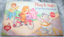 Vintage 1984 Play It Safe Care Bear Sticker Book Unused American Greetings