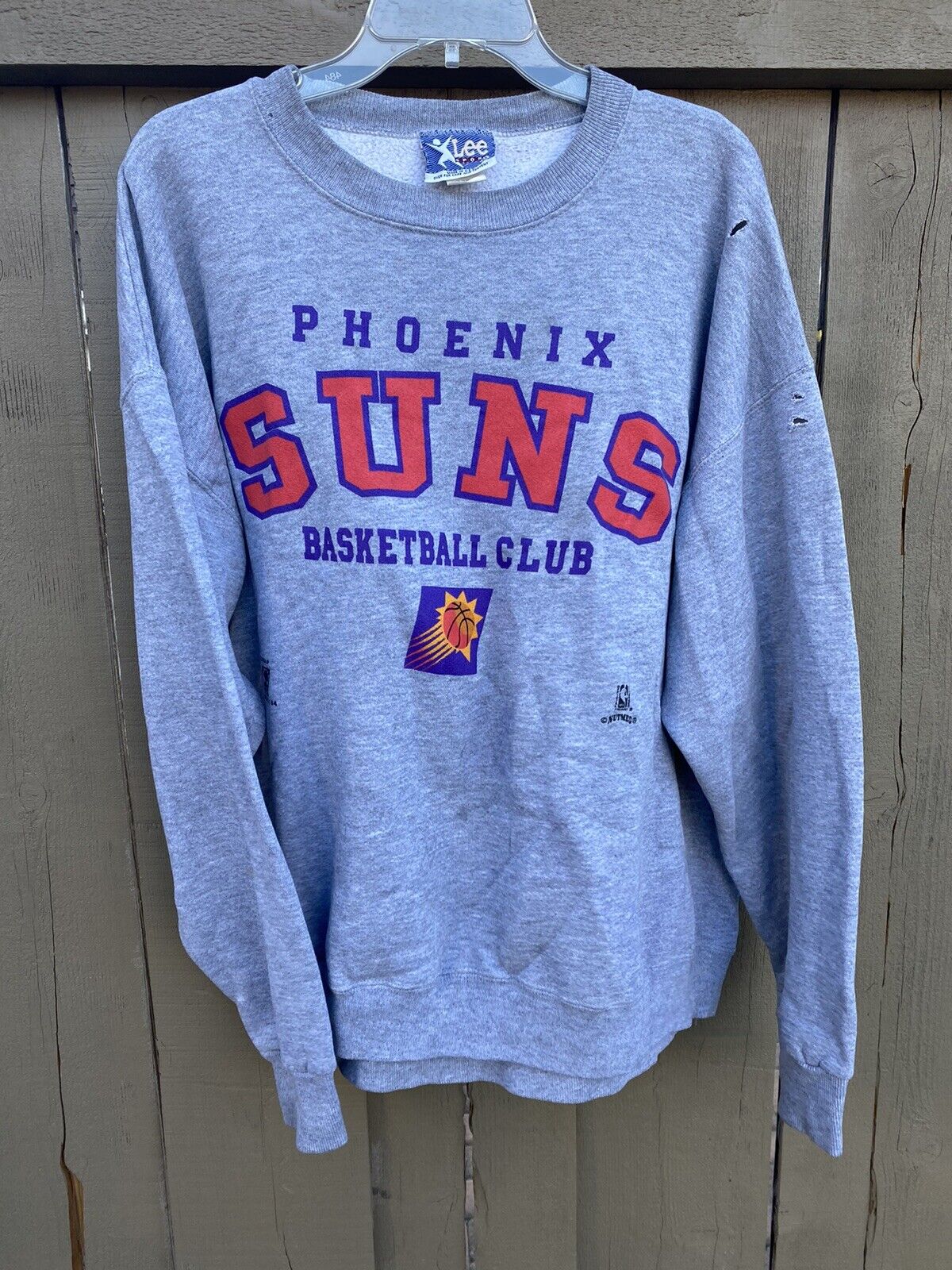 Vintage PHOENIX SUNS Nba National Basketball Association Sportswear Black Sweater  Sweatshirt Size M