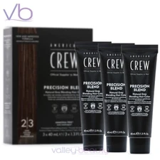 AMERICAN CREW Precision Blend Dark 2/3 | Grey Blending Hair Color for Men