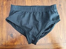 Capezio Women's Dance Team Basic Brief, Black, Medium