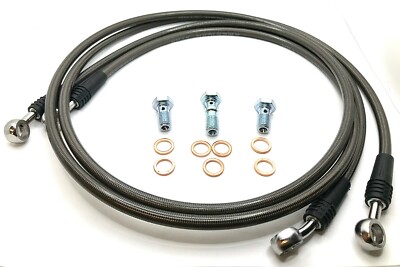 AZ Quad Parts Billet Aluminum Brake Line Clamps For Kawasaki KFX400/KFX450R (Black)