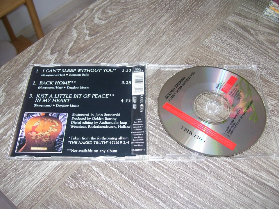 Golden Earring - I Can't Sleep Without You * 3 track CD MAX HollandI 1992 * - Bild 2 von 2