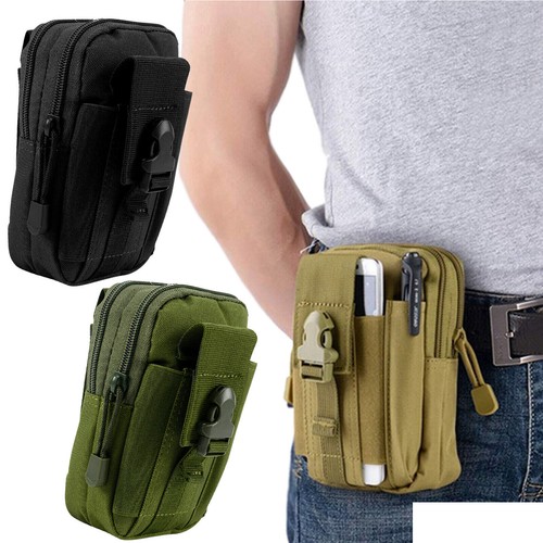Tactical Waist Belt Bag Camping Military Molle Small Pouch Wallet Bum