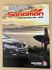 <!--F#f_0-->2015 Holden Sandman ute and van 8 page sales brochure<!--F/-->