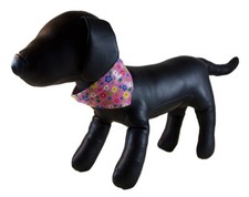 Petcessory CP0481PKM Flower Bandana Dog Collar - Pink Medium